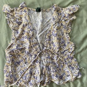 Wild fable floral top